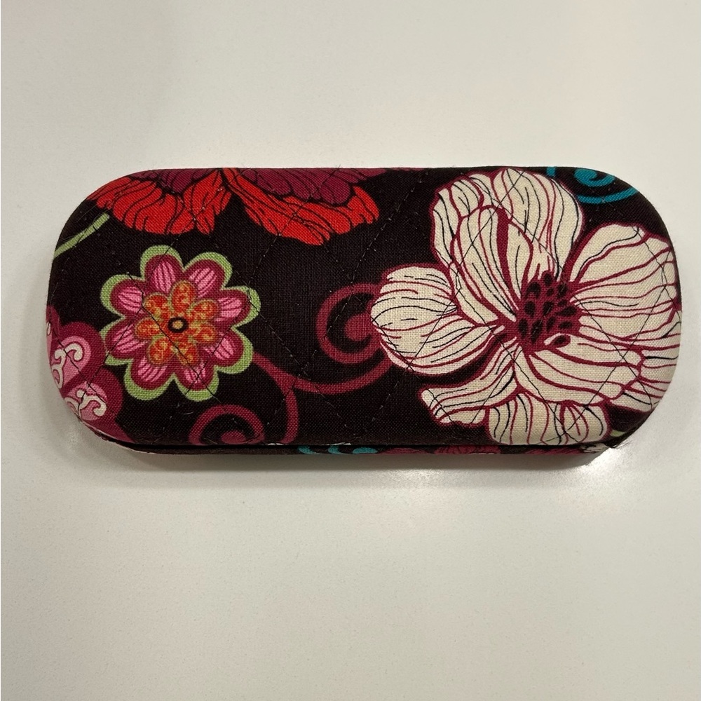 Vera Bradley clamshell eye glass case - Picture 3 of 5